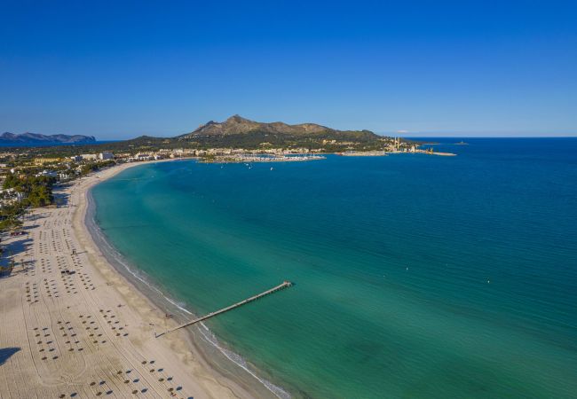 Chalet in Alcudia - Sanfora - Villa mit Pool 500m vom Strand von Alcudia