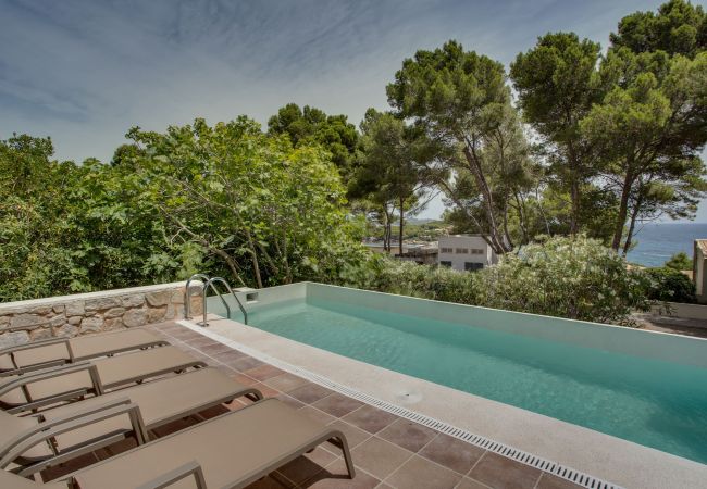 in Capdepera - Villa PADRI, mit Blick 200m vom Meer mit Schwimmbad