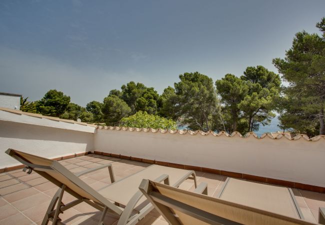 Ferienhaus in Capdepera - Villa PADRI, mit Blick 200m vom Meer mit Schwimmbad