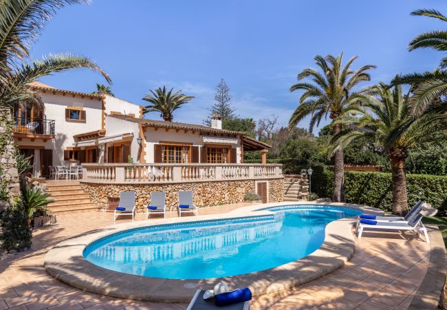 Villa in Son Servera - VILLA SEMBAT mit privatem Schwimmbad und erster Linie zum Meer