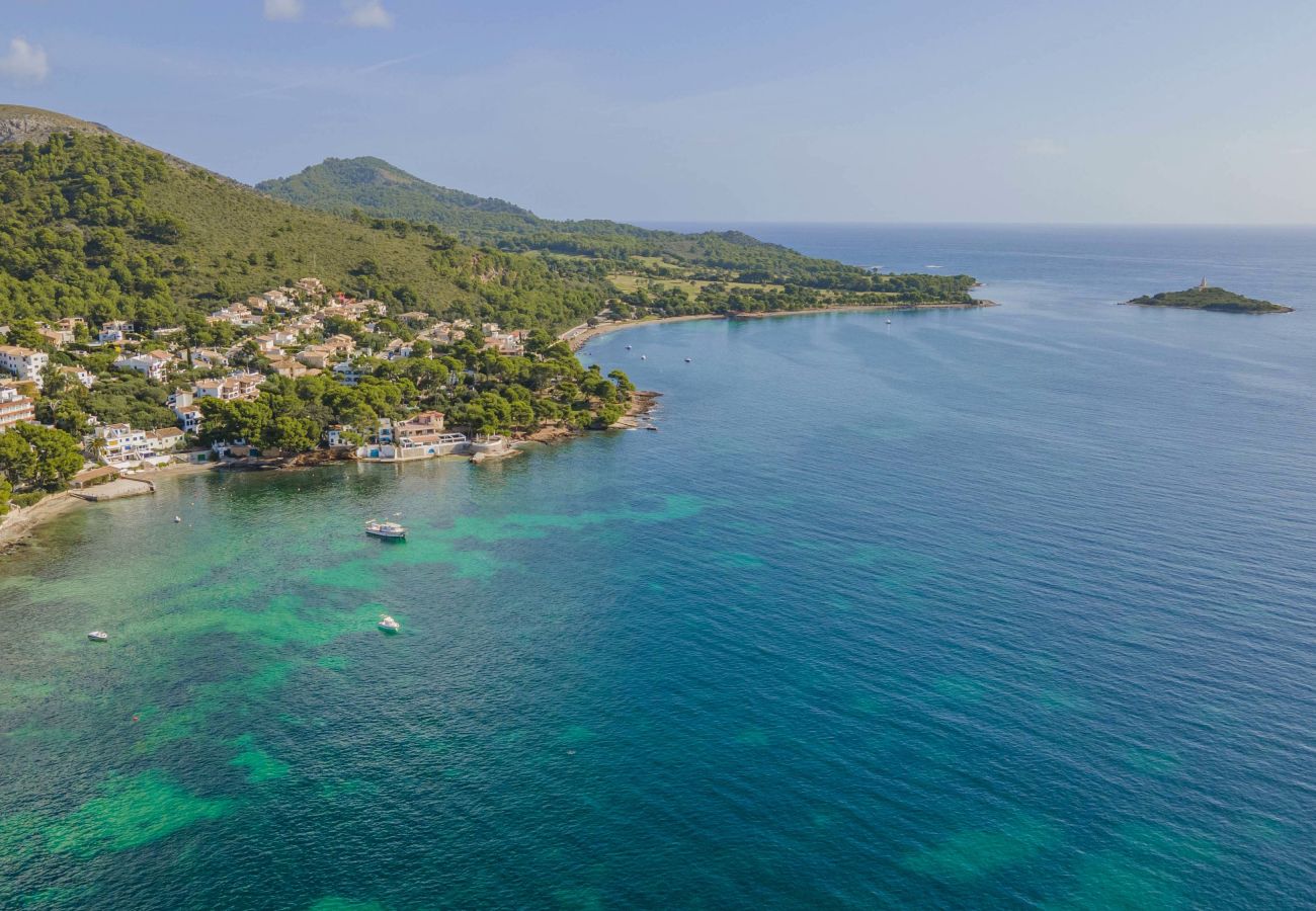Stadthaus in Alcudia - Villa Napols Playa & Golf mit Schwimmbad und 180 m vom Meer entfernt