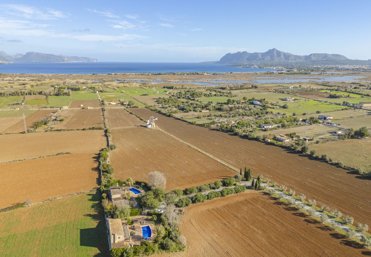 Villa in Alcudia - Finca Can Castell 1 für 6 Personen mit Schwimmbad, Grillplatz, gratis WiFi
