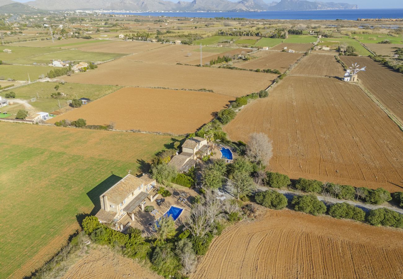 Villa in Alcudia - Finca Can Castell 1 für 6 Personen mit Schwimmbad, Grillplatz, gratis WiFi
