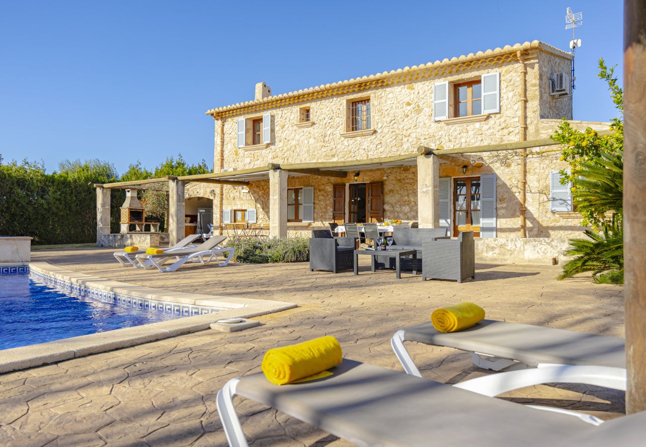 Villa in Alcudia - Finca Can Castell 1 für 6 Personen mit Schwimmbad, Grillplatz, gratis WiFi