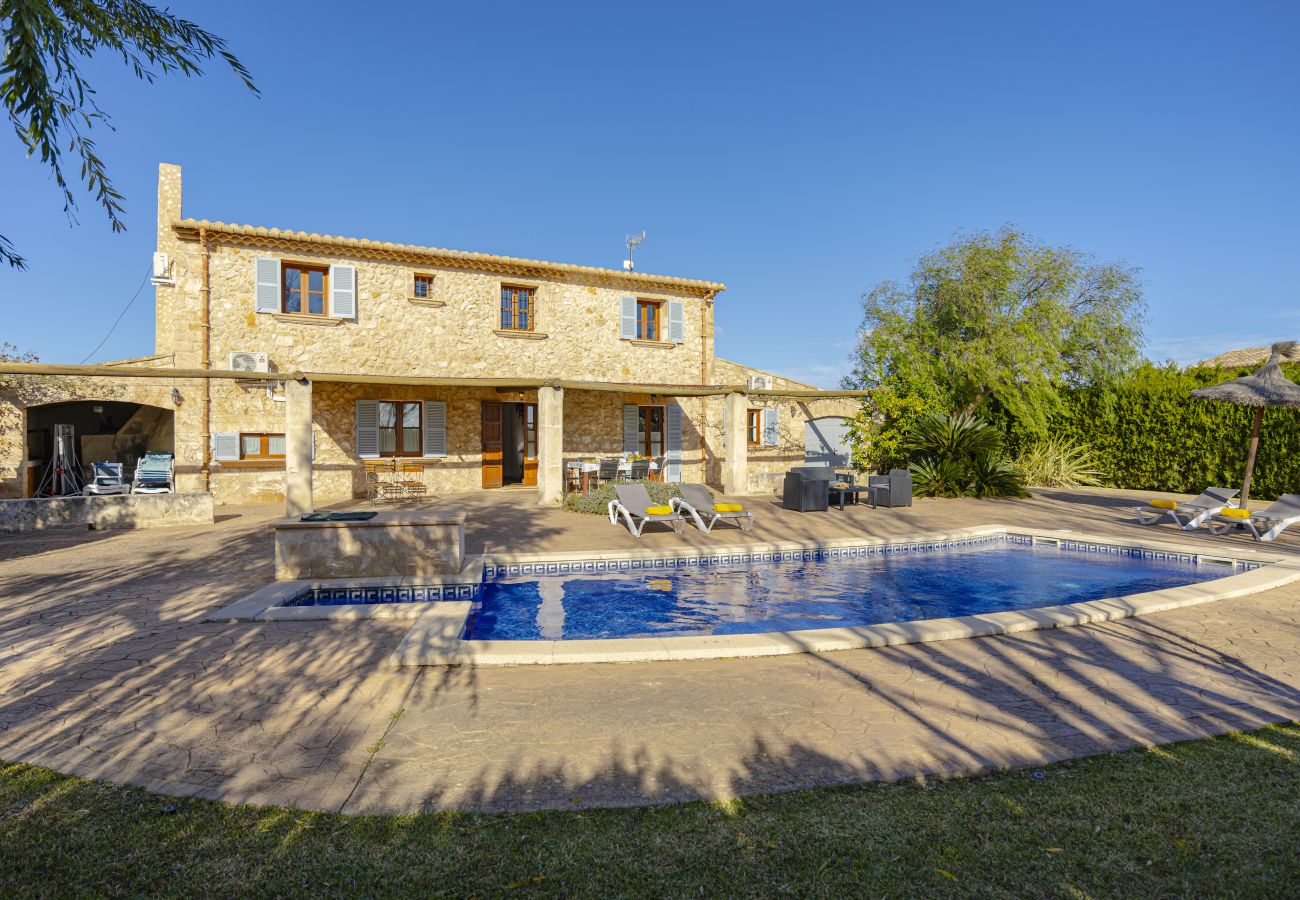 Villa in Alcudia - Finca Can Castell 1 für 6 Personen mit Schwimmbad, Grillplatz, gratis WiFi