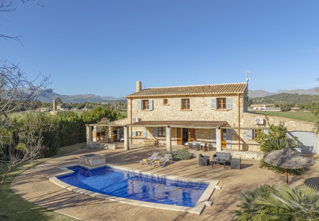 Villa in Alcudia - Finca Can Castell 1 für 6 Personen mit Schwimmbad, Grillplatz, gratis WiFi