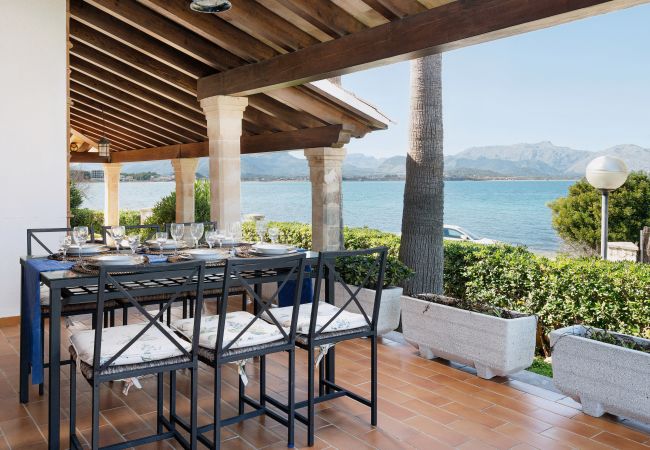 Villa in Alcudia - Es Mollet für 8 Personen mit Meerblick und Schwimmbad