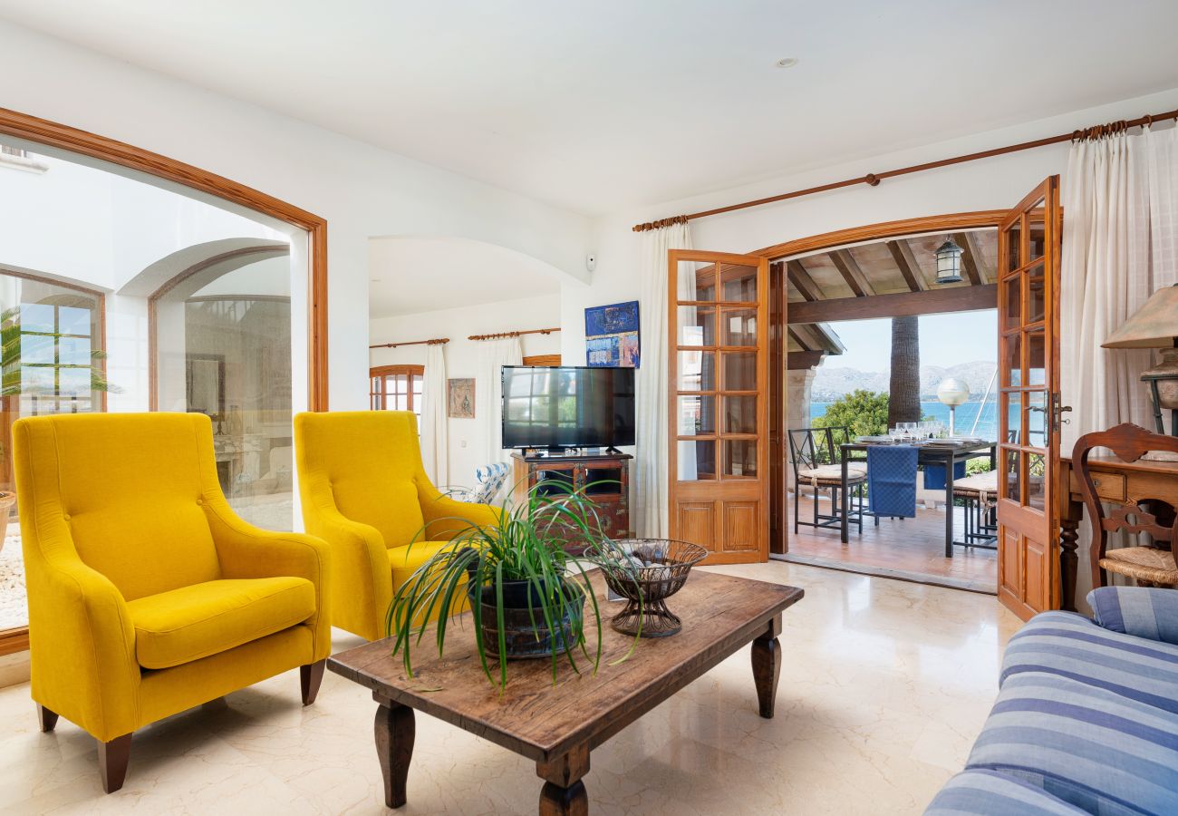 Villa in Alcudia - Es Mollet für 8 Personen mit Meerblick und Schwimmbad