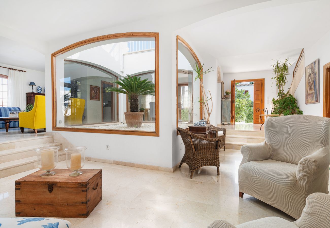 Villa in Alcudia - Es Mollet für 8 Personen mit Meerblick und Schwimmbad
