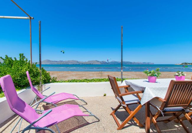 Villa/Dettached house in Alcúdia - RAN DE MAR for 6 to 1m from the sea in Alcudia
