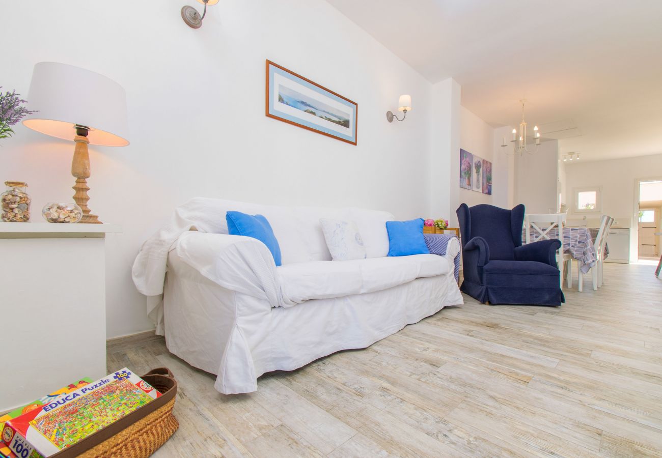 Villa in Alcudia - RAN DE MAR for 6 to 1m from the sea in Alcudia