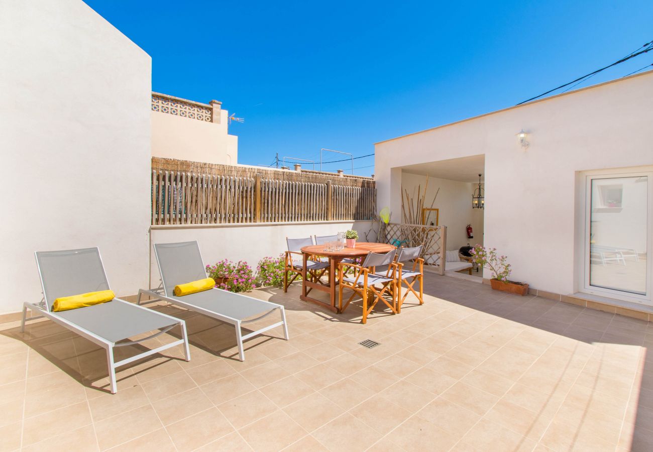 Villa in Alcudia - RAN DE MAR for 6 to 1m from the sea in Alcudia