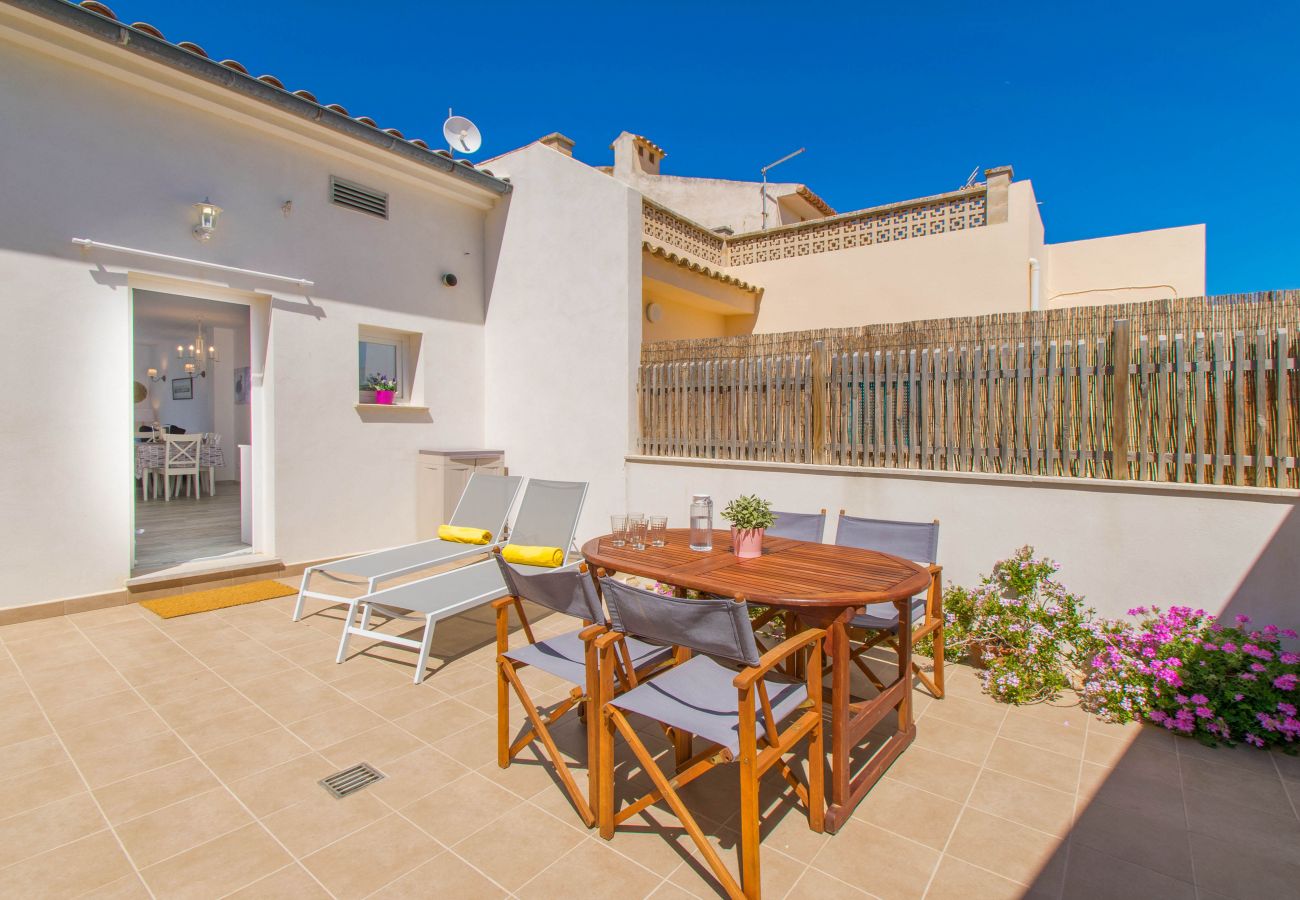 Villa in Alcudia - LA CALMA for 6 to 1m from the sea in Alcudia