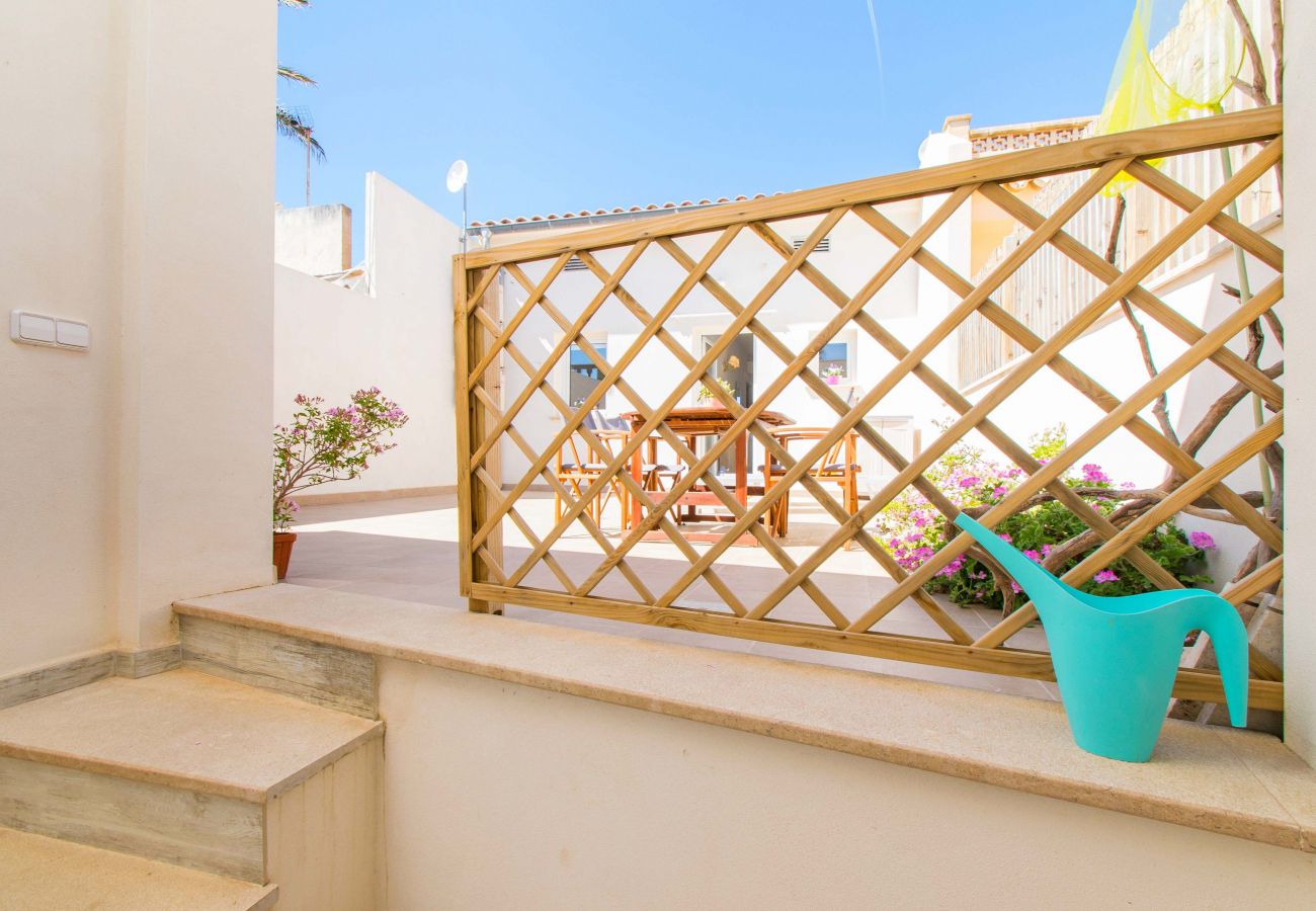 Villa in Alcudia - RAN DE MAR for 6 to 1m from the sea in Alcudia