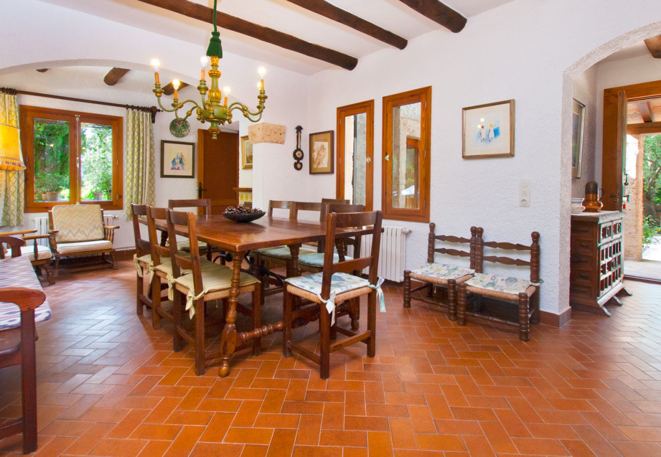 Country house in Pollensa / Pollença - GARROVERA - Beautiful Finca for 8 persons in Pollensa