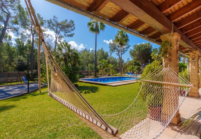 Country house in Alcudia - BON PAS Finca for 6 only 250 meters from the beach