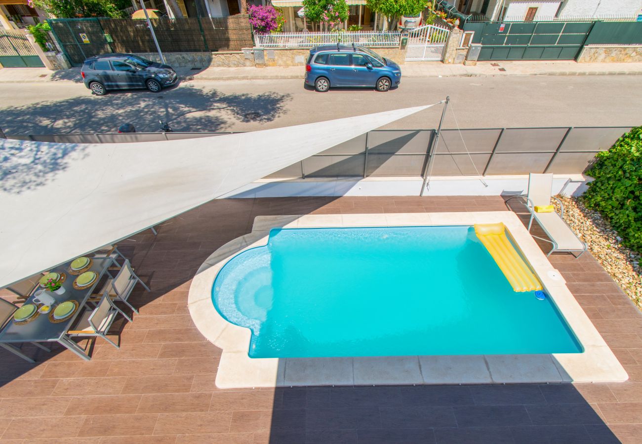 Villa in Alcudia - Villa NICO House for 6 with pool only 500 meters from the beach Alcudia