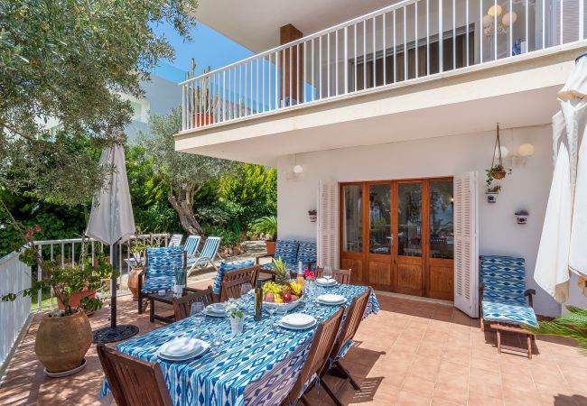 House in Alcudia - GAYA House for 6 only 10 meters to the sea in Alcudia