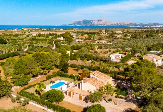Country house in Pollensa / Pollença - ALMADRAVA Finca for 6 with pool in Puerto Pollensa