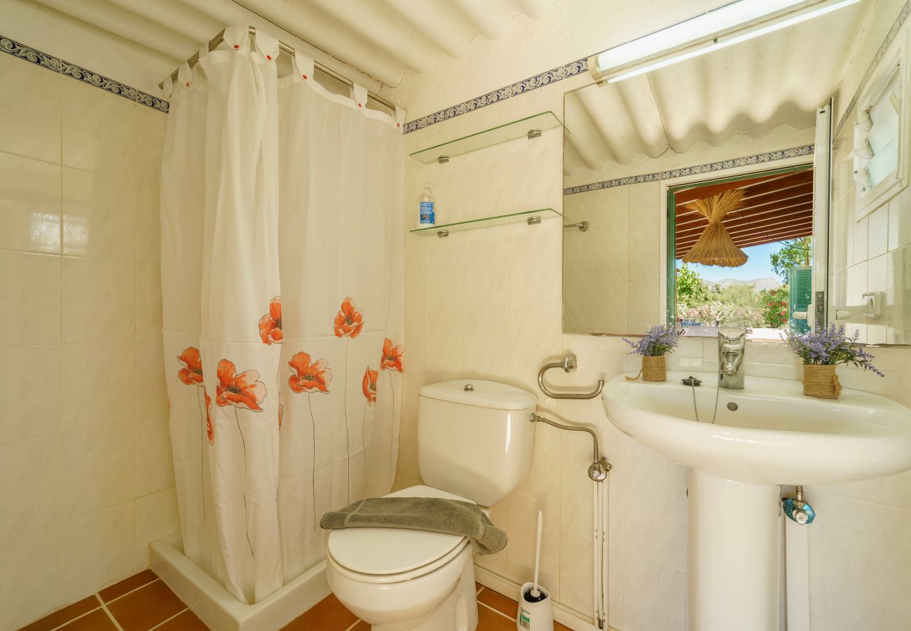 Country house in Port de Pollença - ROTES Finca for 6 with pool in Pollensa 250 m from the beach