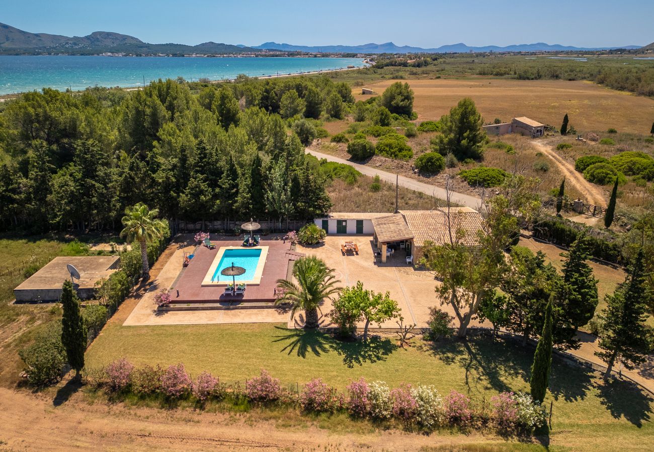 Country house in Port de Pollença - ROTES Finca for 6 with pool in Pollensa 250 m from the beach