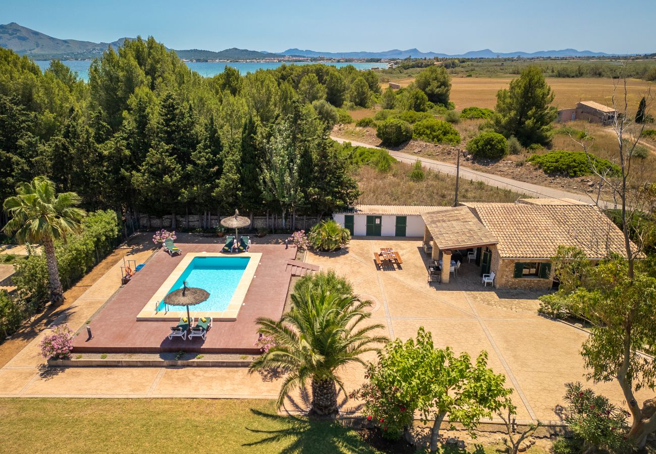 Country house in Port de Pollença - ROTES Finca for 6 with pool in Pollensa 250 m from the beach