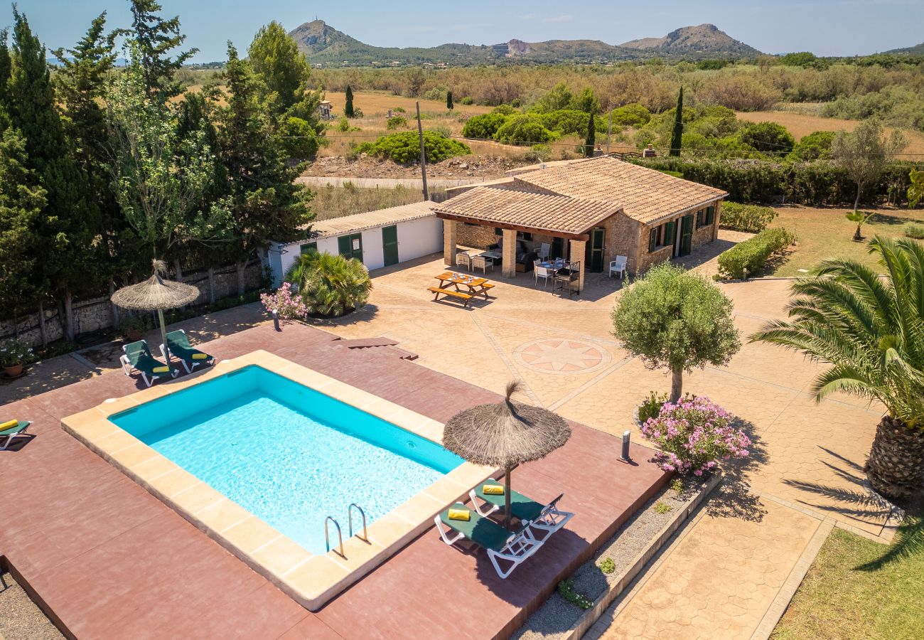 Country house in Port de Pollença - ROTES Finca for 6 with pool in Pollensa 250 m from the beach