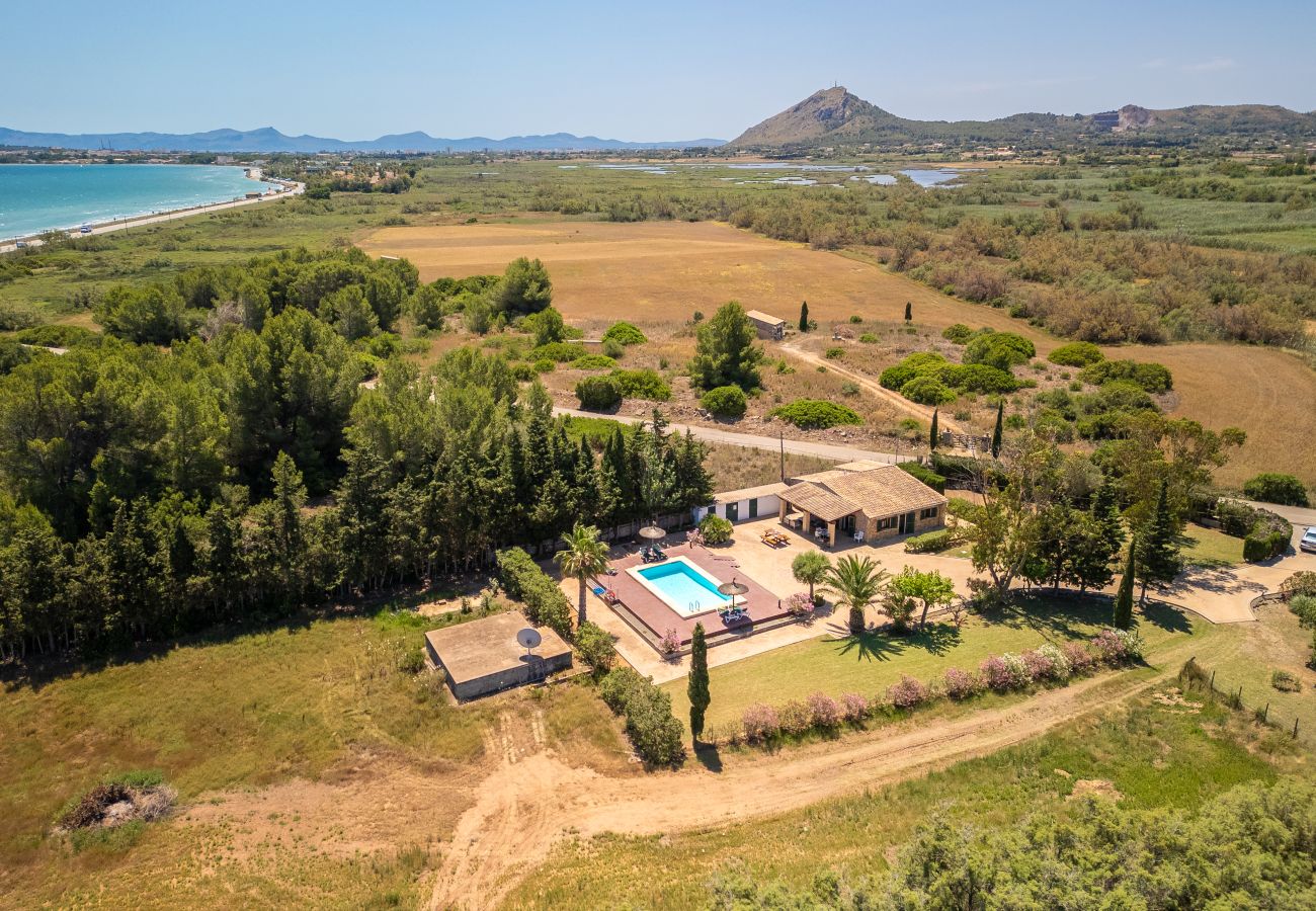 Country house in Port de Pollença - ROTES Finca for 6 with pool in Pollensa 250 m from the beach