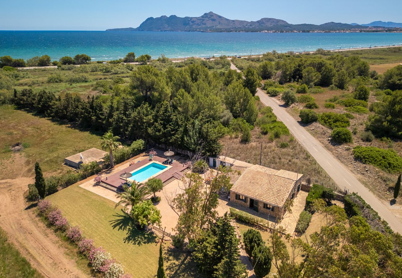 Country house in Port de Pollença - ROTES Finca for 6 with pool in Pollensa 250 m from the beach