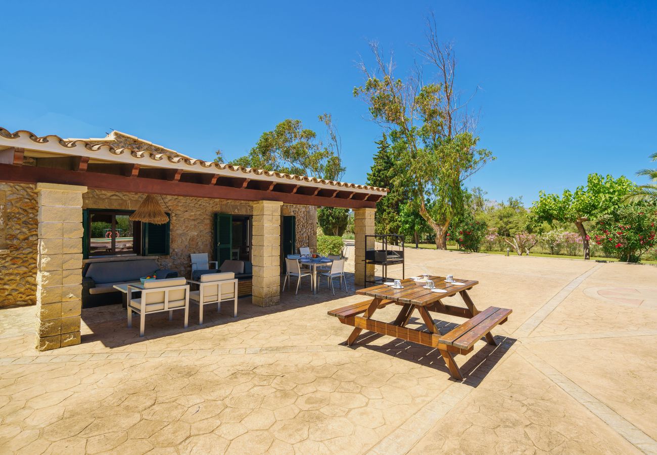 Country house in Port de Pollença - ROTES Finca for 6 with pool in Pollensa 250 m from the beach