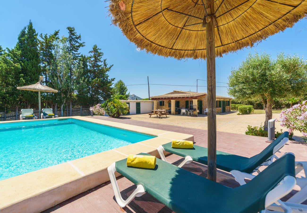 Country house in Port de Pollença - ROTES Finca for 6 with pool in Pollensa 250 m from the beach