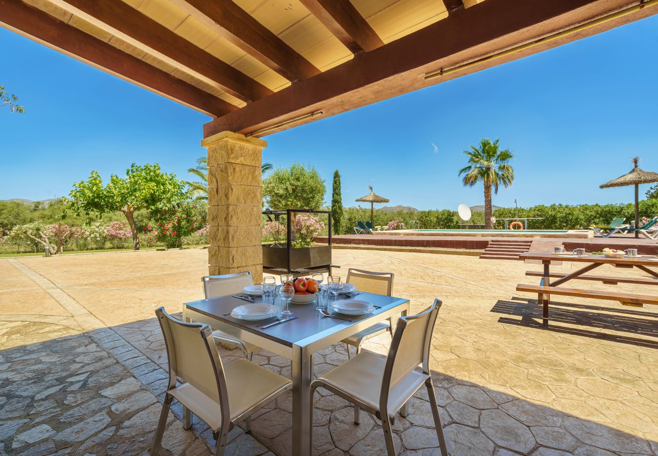 Country house in Port de Pollença - ROTES Finca for 6 with pool in Pollensa 250 m from the beach