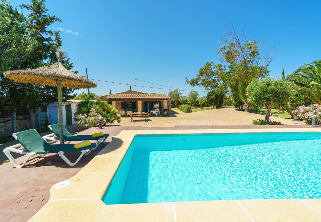 Country house in Port de Pollença - ROTES Finca for 6 with pool in Pollensa 250 m from the beach