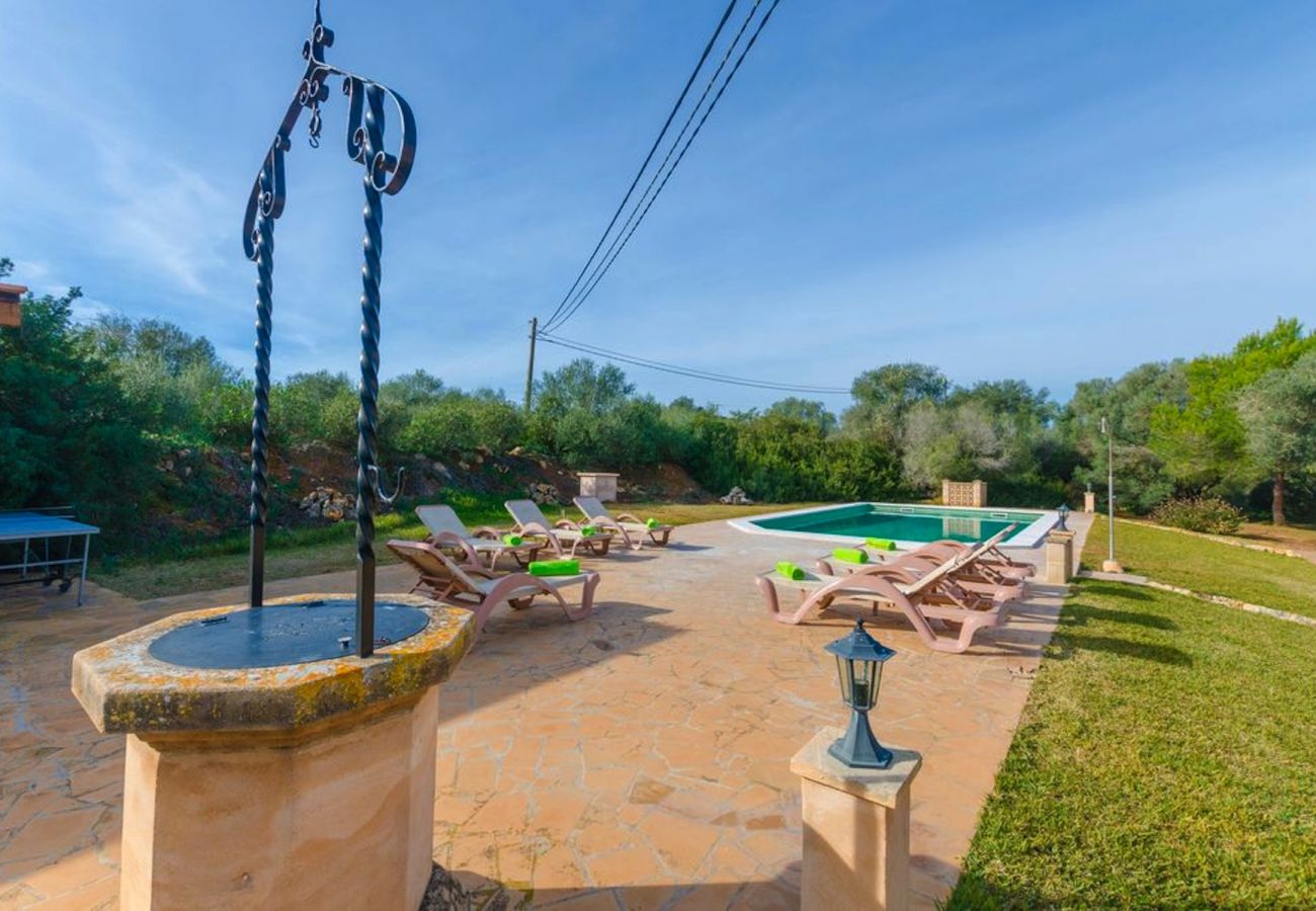 Country house in Santanyi - ES FIGUERAL Finca for 8 in Santanyi with pool