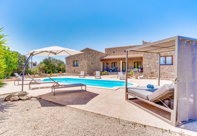 Country house in Arta - Bellpuig Finca for 10 people with Pool in Arta