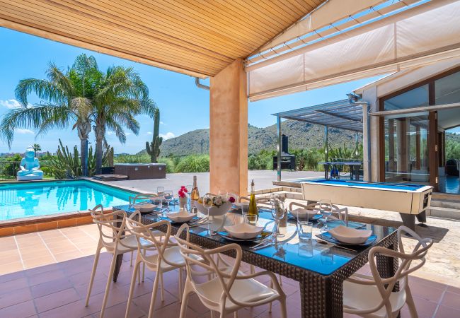 Villa in Alcudia - CAN OLIVA Wonderful and modern finca for 8 with pool Alcudia