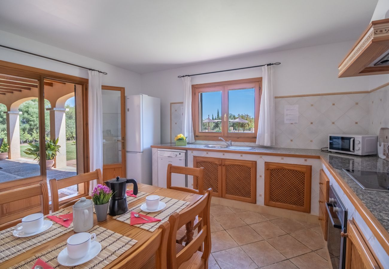 Country house in Muro - Vela 1 Finca for 8 with pool in Playas de Muro