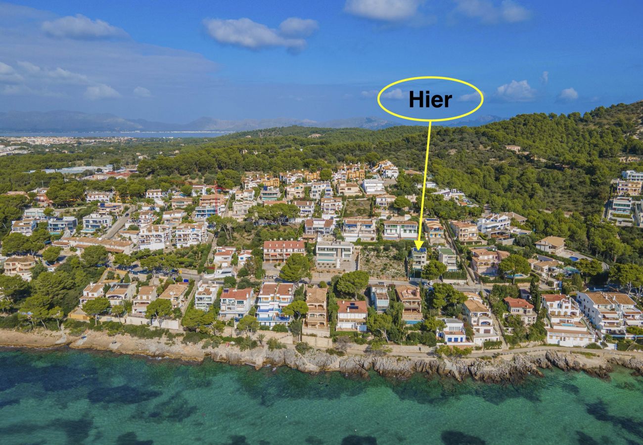 Chalet in Alcudia - Alcanada 1 for 8 with swimming pool 70m from the sea