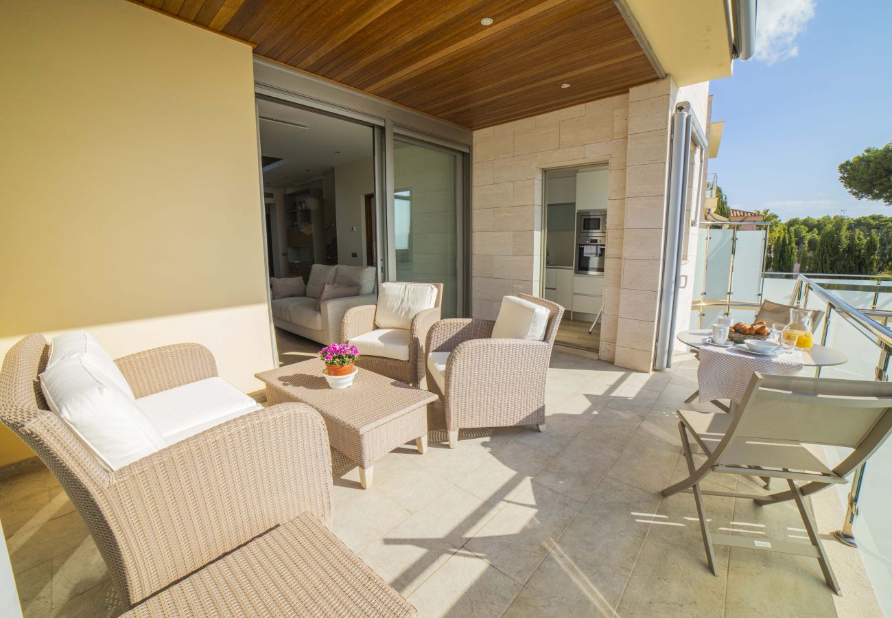 Chalet in Alcudia - Alcanada 1 for 8 with swimming pool 70m from the sea