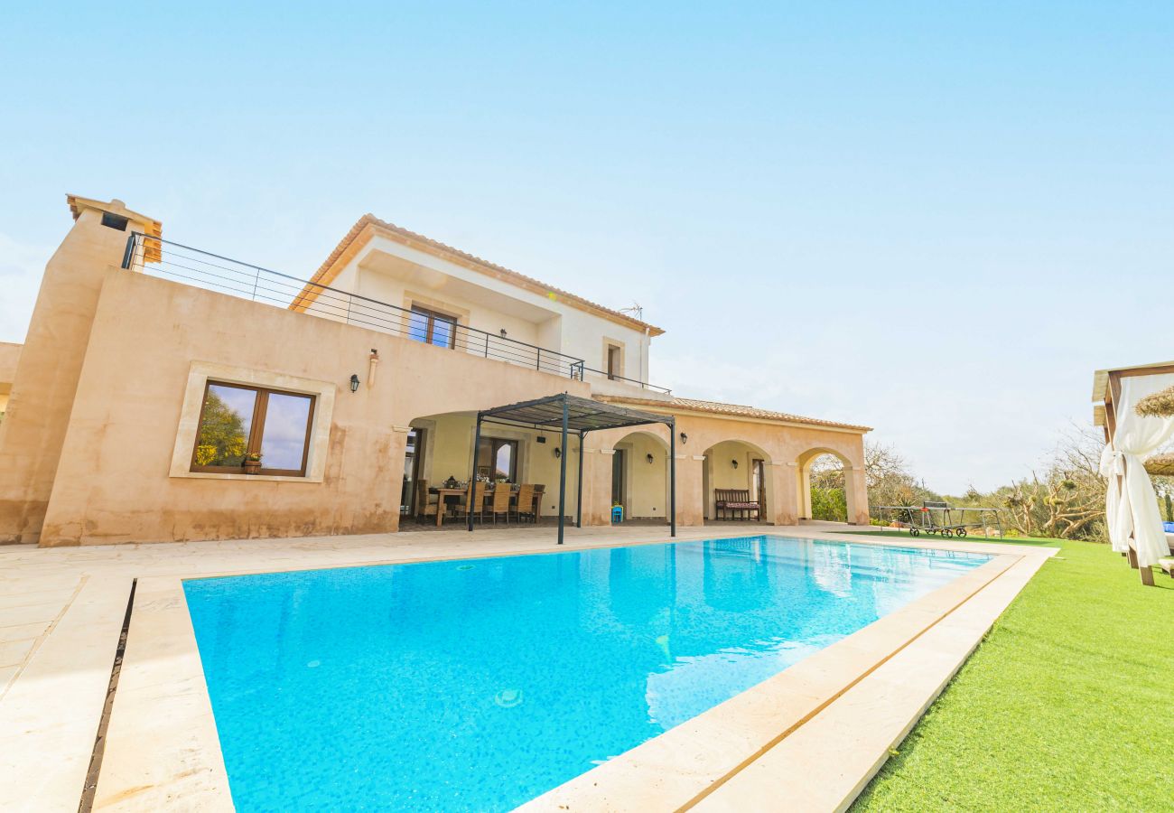 Country house in Campos - SA PEDRERA Finca for 8 in fields with swimming pool