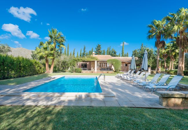 Villa/Dettached house in Pollensa - NATALIA finca for 6 with private pool and BBQ