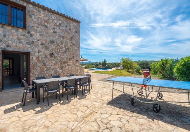 Villa in Son Serra de Marina - Cas Murero Stone finca with swimming pool for 8