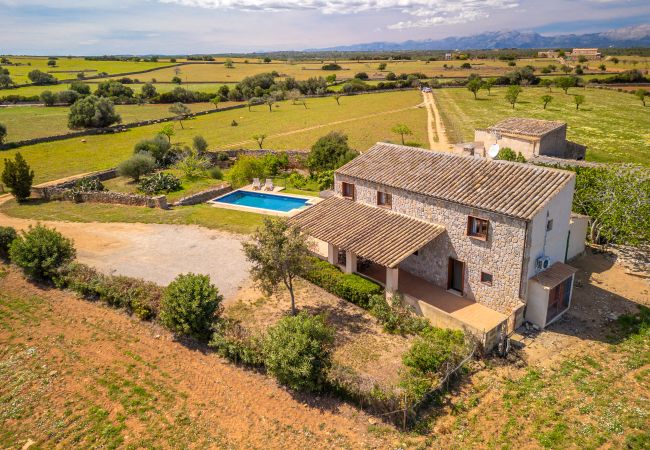 Villa in Son Serra de Marina - Cas Murero Stone finca with swimming pool for 8