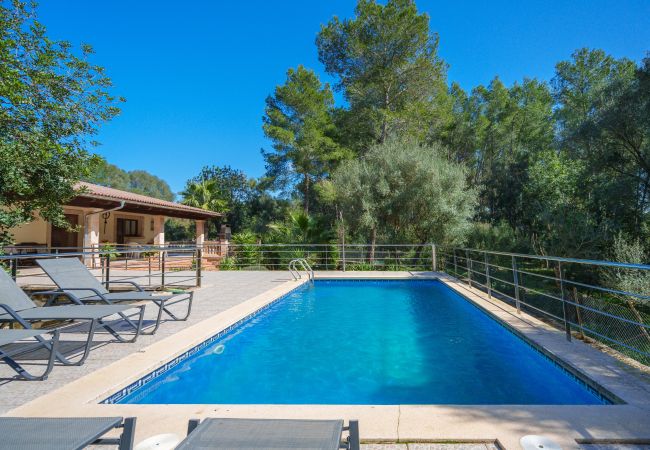 Villa/Dettached house in Sa Pobla - Ferragut Crestatx Finca for 6 with swimming pool