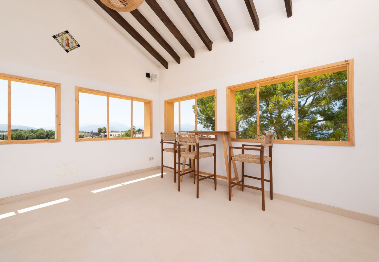 House in Alcudia - Can Brasa - Es Morer Vermell Spectacular with swimming pool 200m from the sea