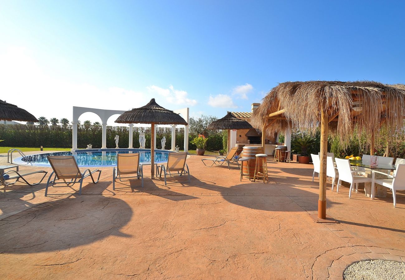 Villa à Sa Pobla - Son Manyo 261 magnifique villa avec piscine privée, grand espace extérieur, espace enfants et climatisation