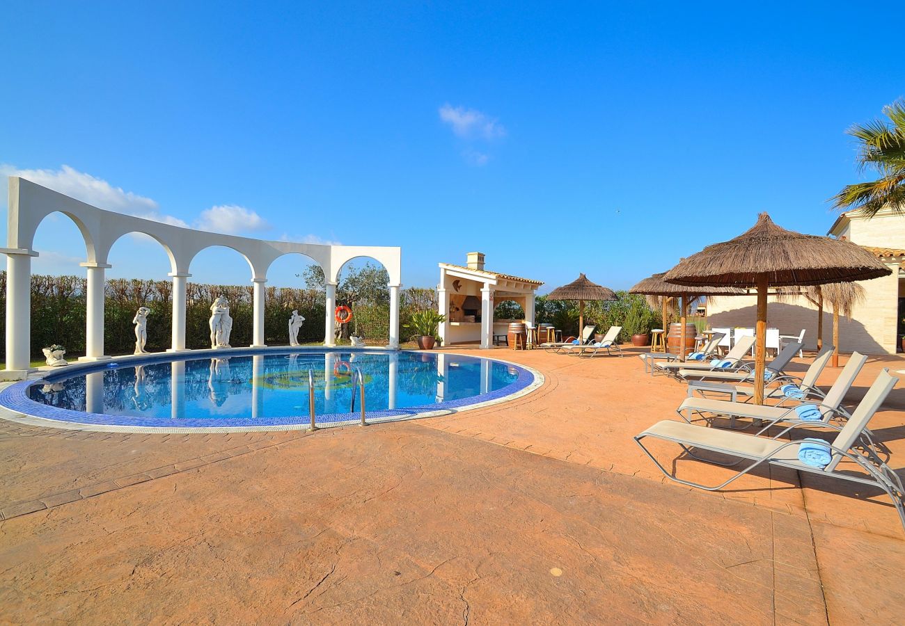 Villa à Sa Pobla - Son Manyo 261 magnifique villa avec piscine privée, grand espace extérieur, espace enfants et climatisation
