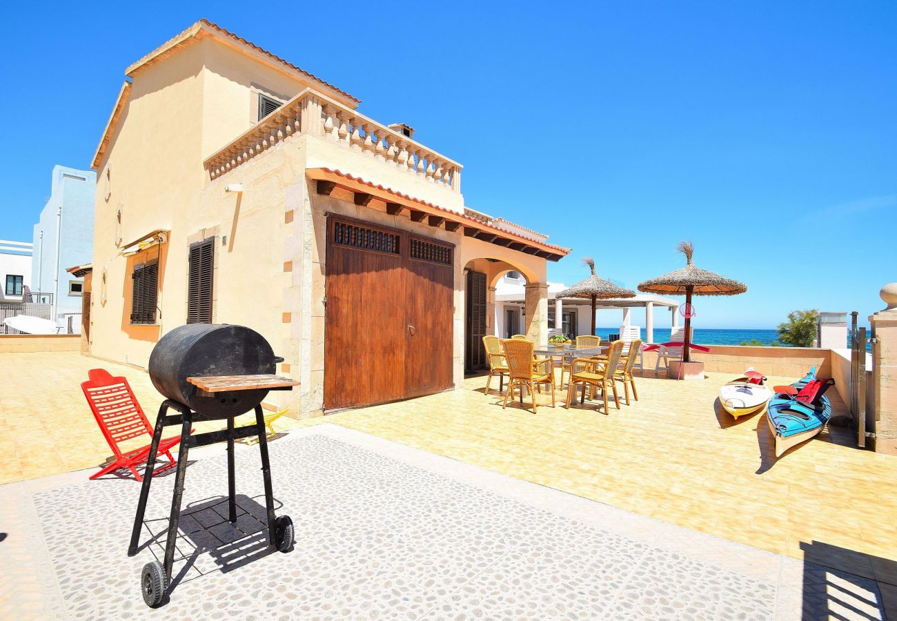 vacances, plage, tranquillité, villa