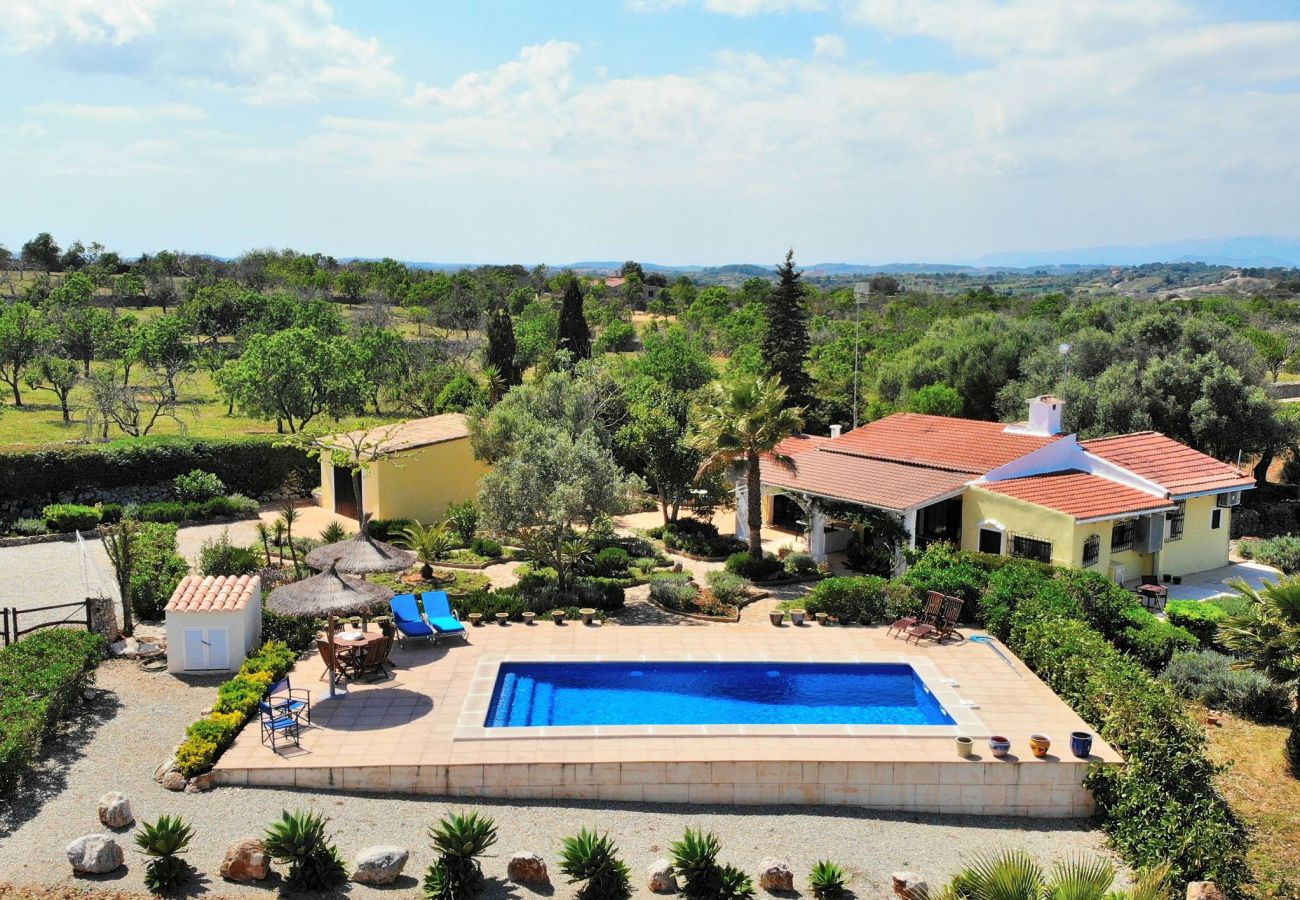 Finca spacieuse, piscine, jardin, nature, bains de soleil