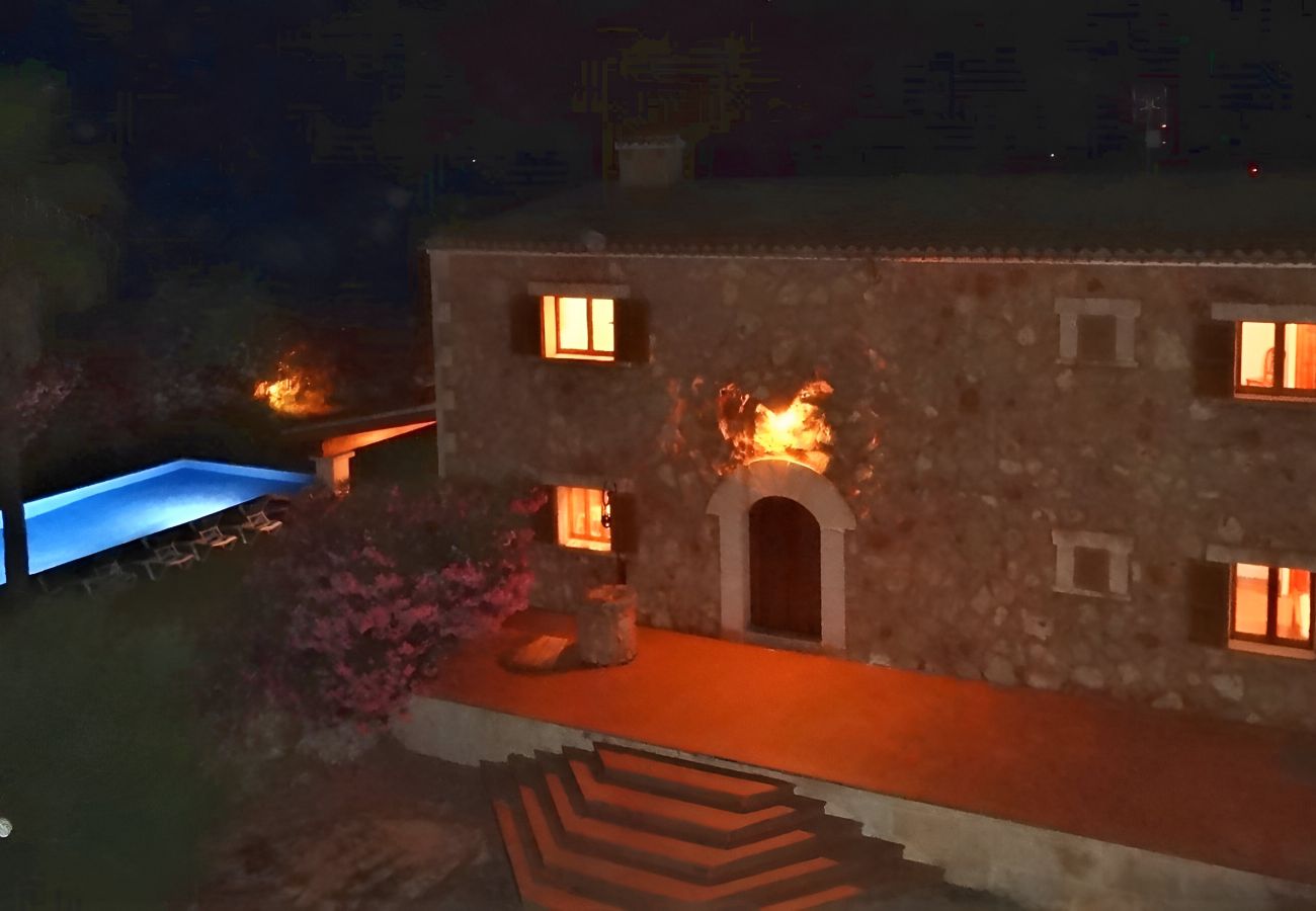 Domaine à Felanitx - Son Mas 402 magnifique finca rustique avec piscine privée, terrasse, jardin et climatisation